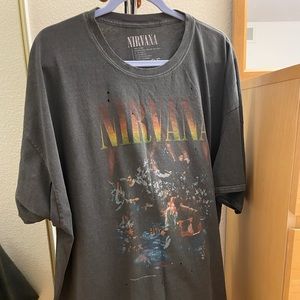 Nirvana graphic T-shirt dress (perf for summer)